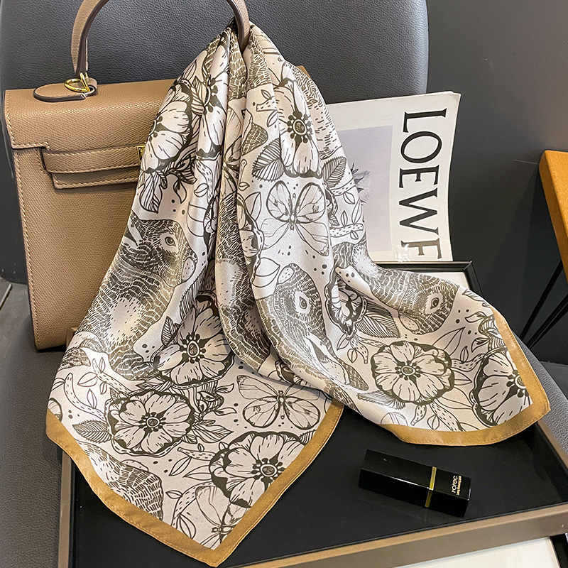 Silk Tie Woven - Luxury Brand 100% Real Silk Square