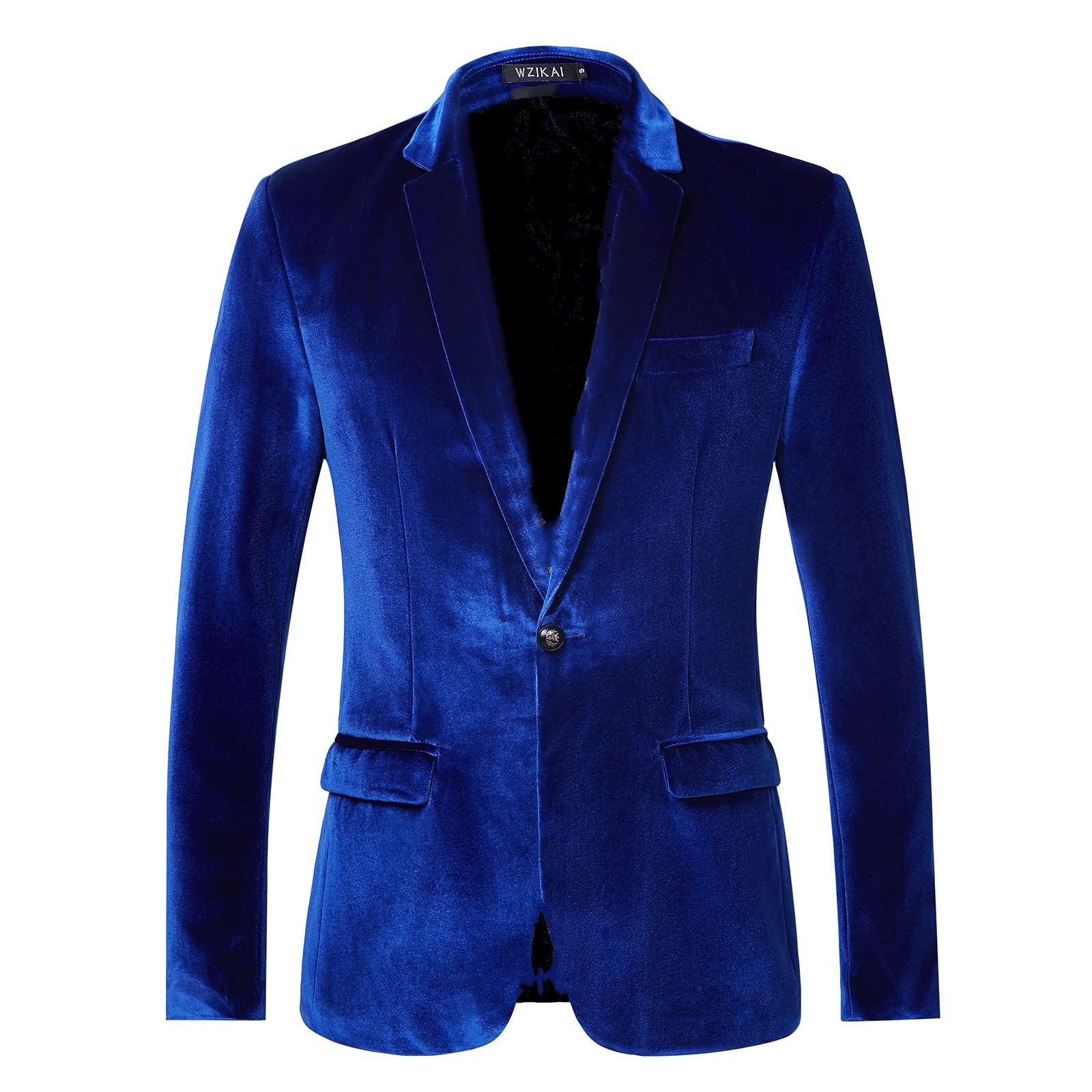 Men'S Gothic Formal Wear - Men's Slim Fit Velvet Blazer Jacket