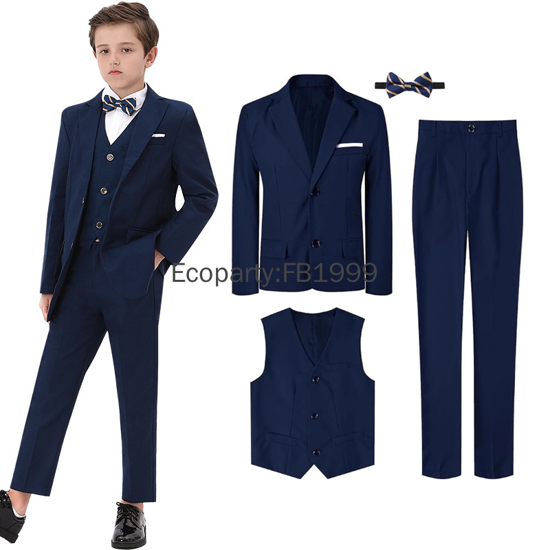 Formal Wear For Men Kids - 4pcs Suit for Kids Boys Wedding