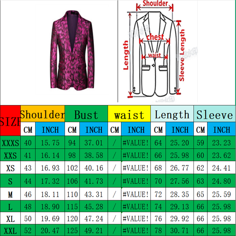 Red men's long-sleeved suit ja - Men Formal Wear Red recension och pris