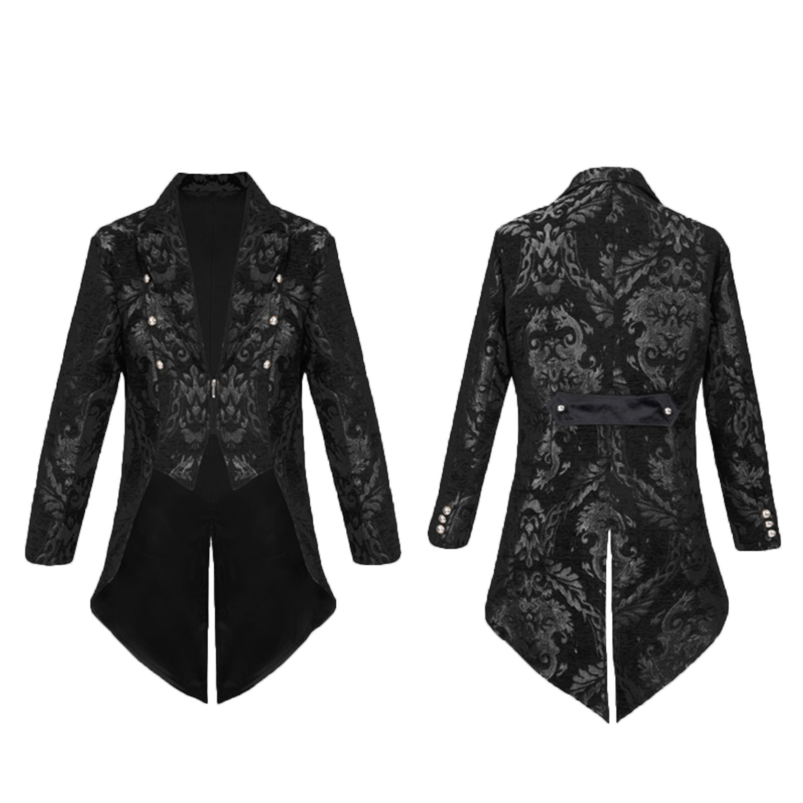 Medieval Mens Tailcoat Steampu - Men'S Gothic Formal Wear recension och pris
