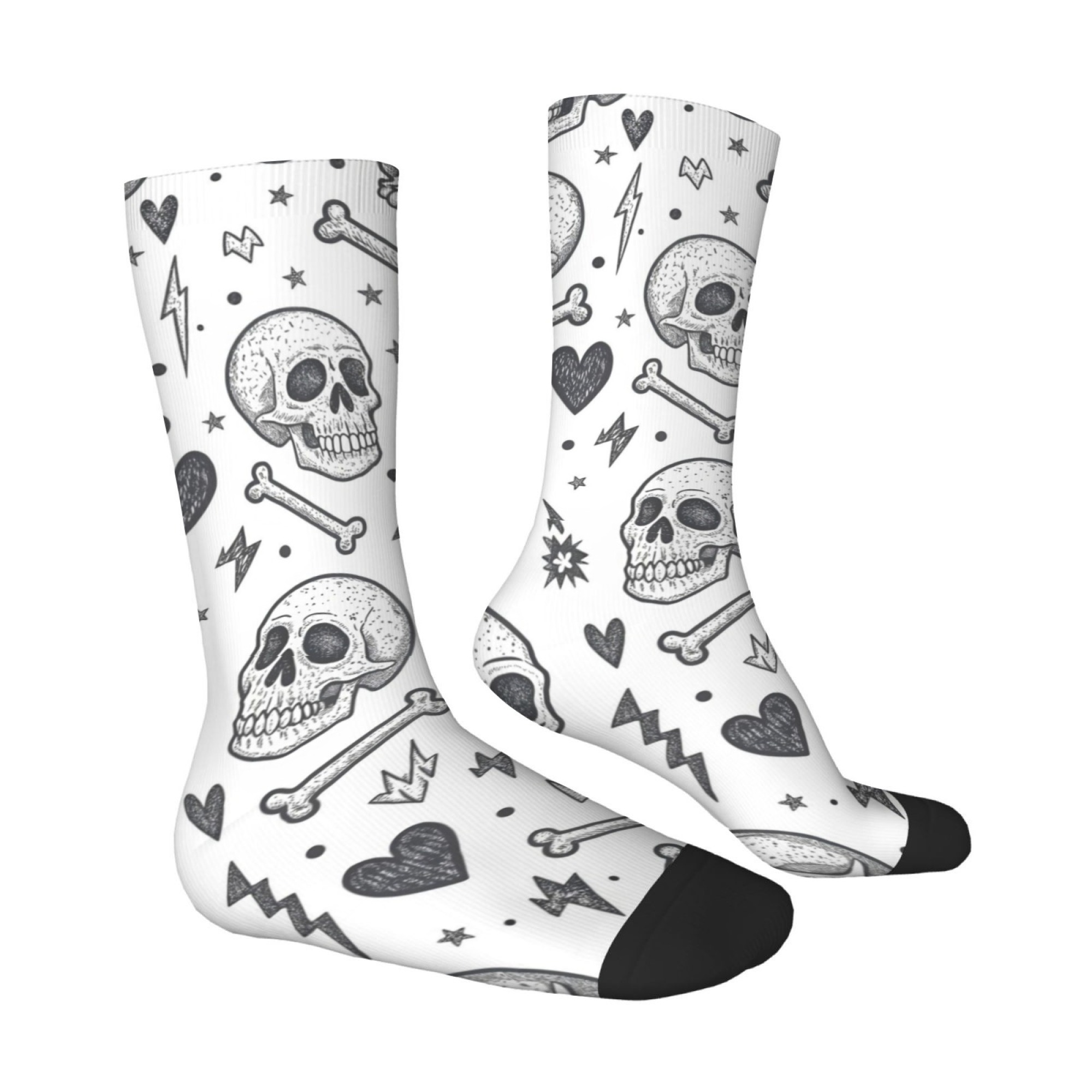 Black White Punk Skull Hand-dr - Men'S Gothic Formal Wear recension och pris