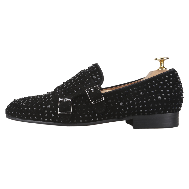 Piergitar New Black Suede Men  - Men'S Style Formal Wear recension och pris