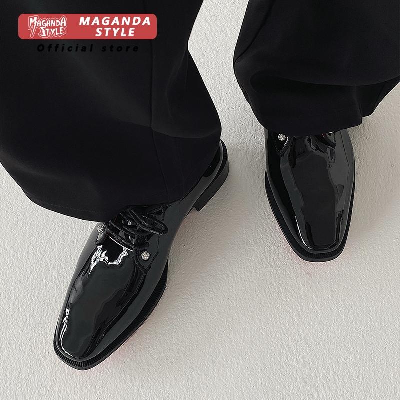 New Derby leather shoes for me - Men Formal Wear Red recension och pris