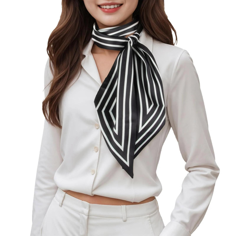 Fashion Stripes Hair Ribbon Sc - Silk Tie Woven recension och pris