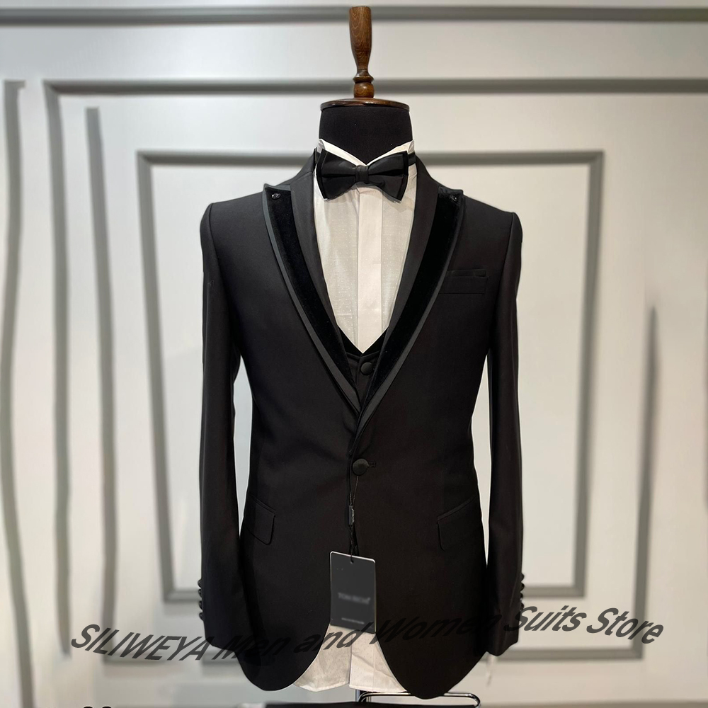 Elegant Men's Wedding Suits fo - Men Formal Wear Red recension och pris
