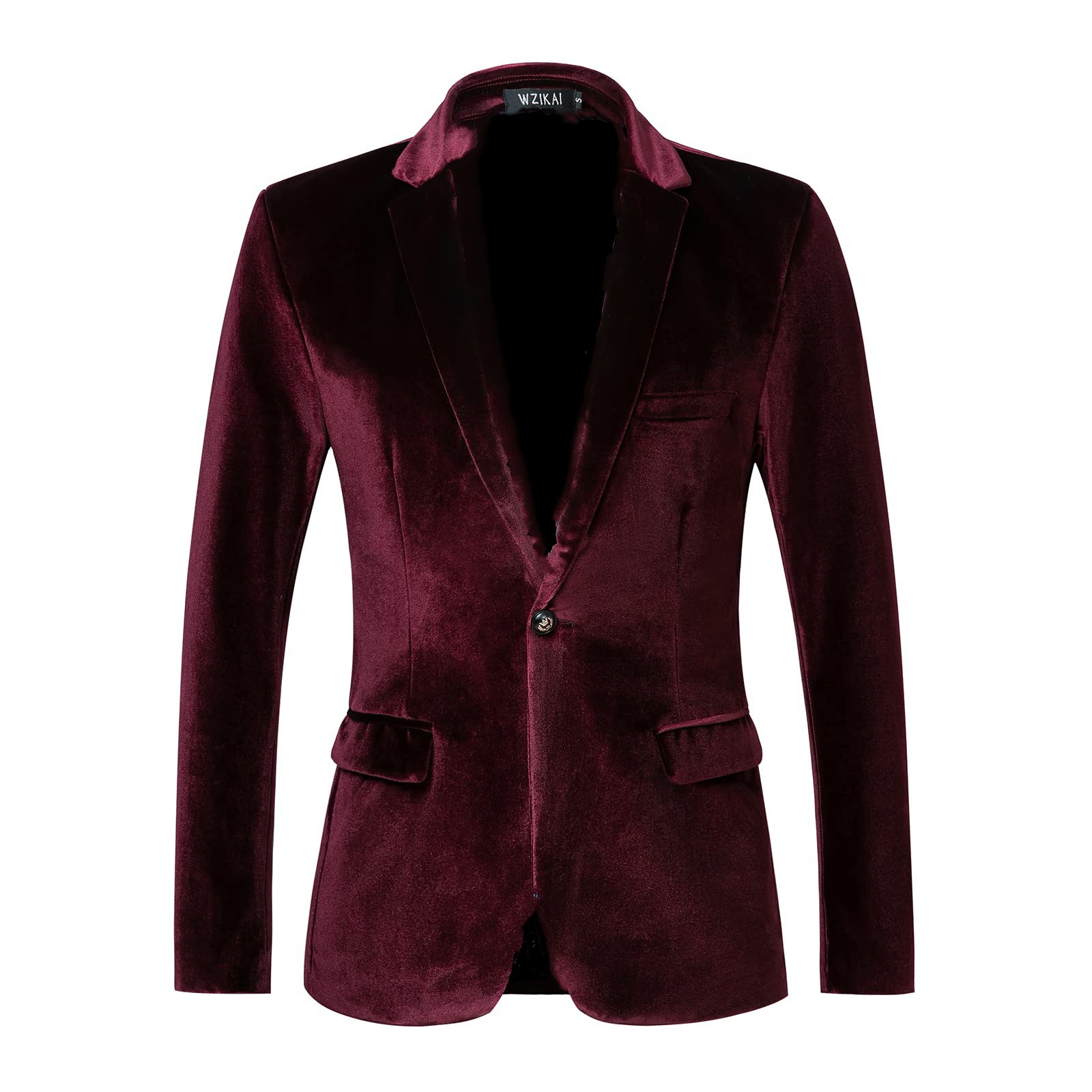 Men's Slim Fit Velvet Blazer J - Men'S Gothic Formal Wear recension och pris
