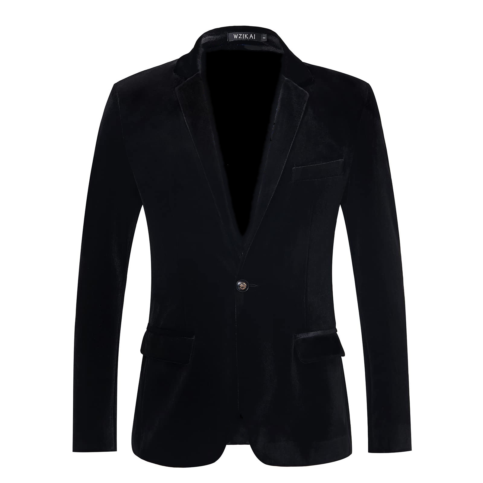 Men's Slim Fit Velvet Blazer J - Men'S Gothic Formal Wear recension och pris