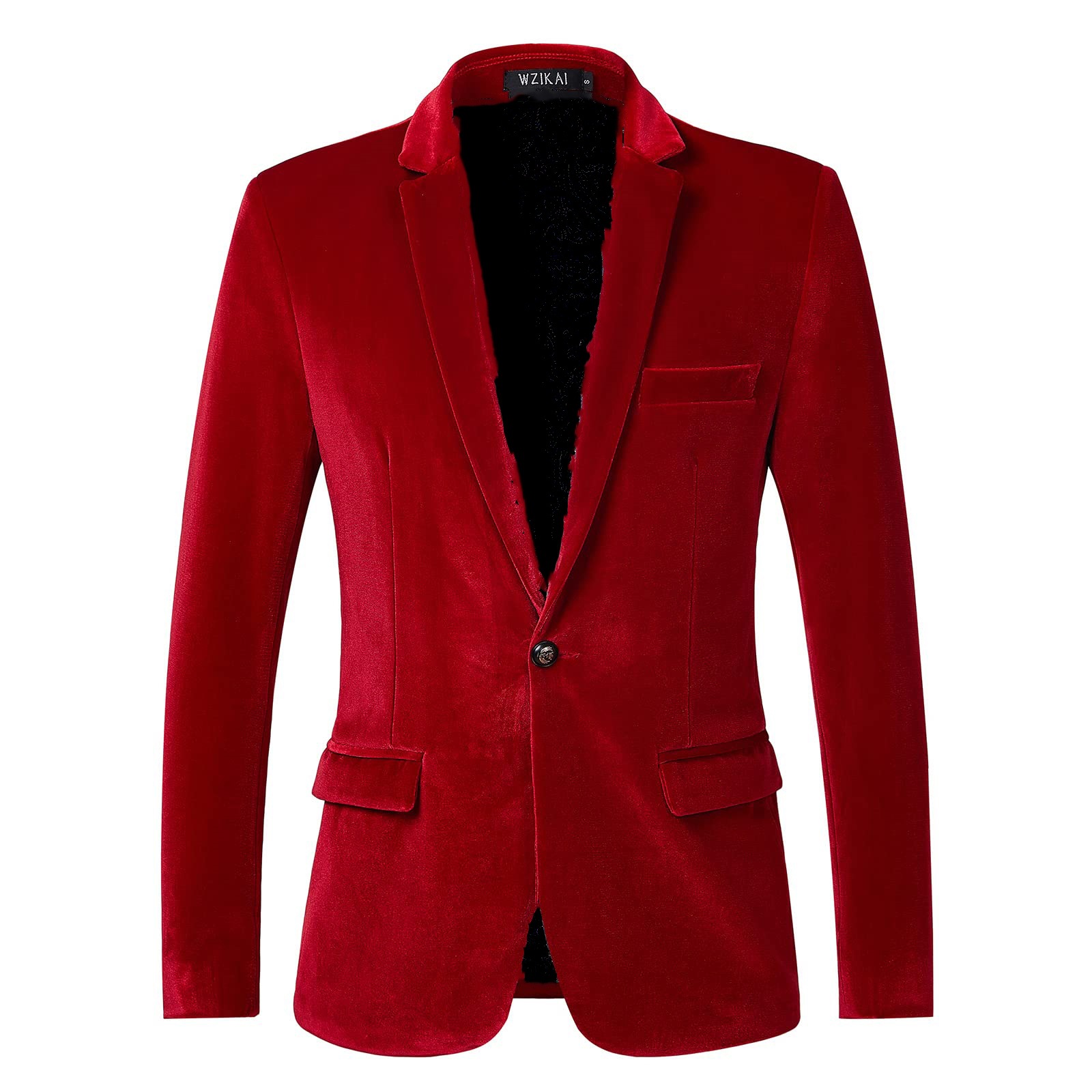 Men's Slim Fit Velvet Blazer J - Men'S Gothic Formal Wear recension och pris