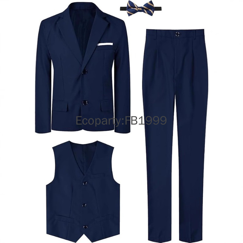 4pcs Suit for Kids Boys Weddin - Formal Wear For Men Kids recension och pris