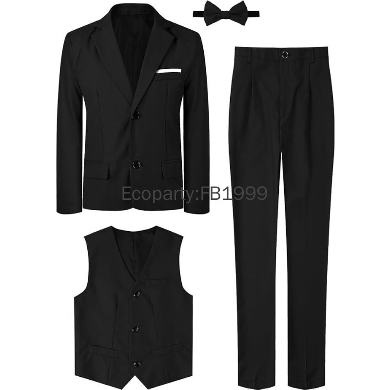 4pcs Suit for Kids Boys Weddin - Formal Wear For Men Kids recension och pris