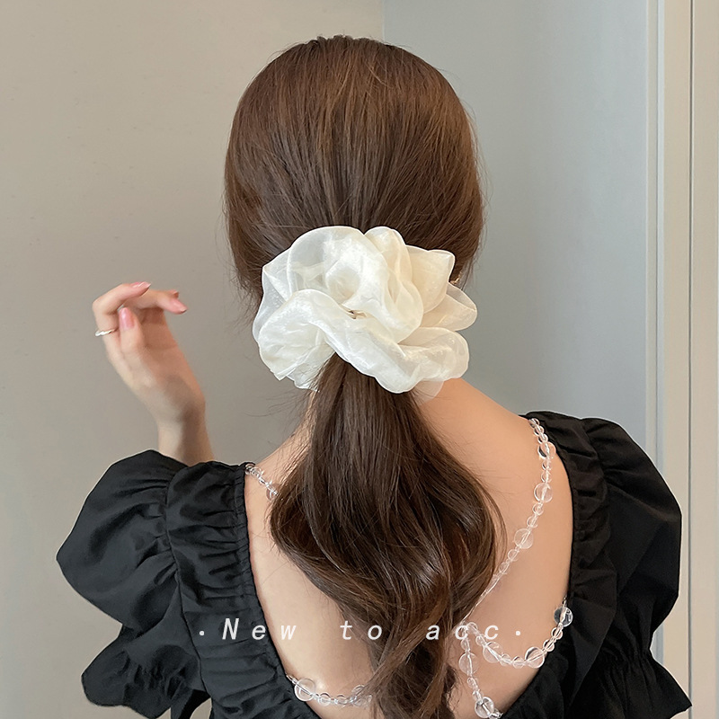 Women Silk Scrunchie Elastic H - Silk Tie Woven recension och pris