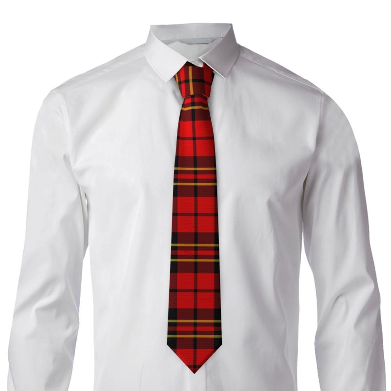 Scottish Tartan Men's Necktie  - Men Formal Wear Red recension och pris