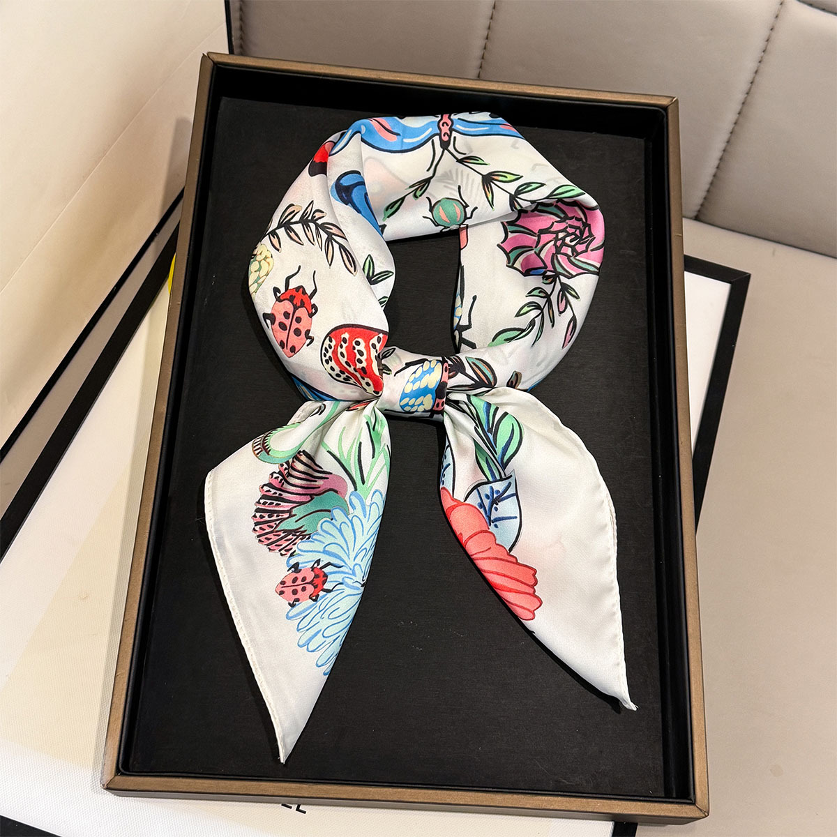 2026 New Butterfly Print Silk  - Silk Tie Woven recension och pris