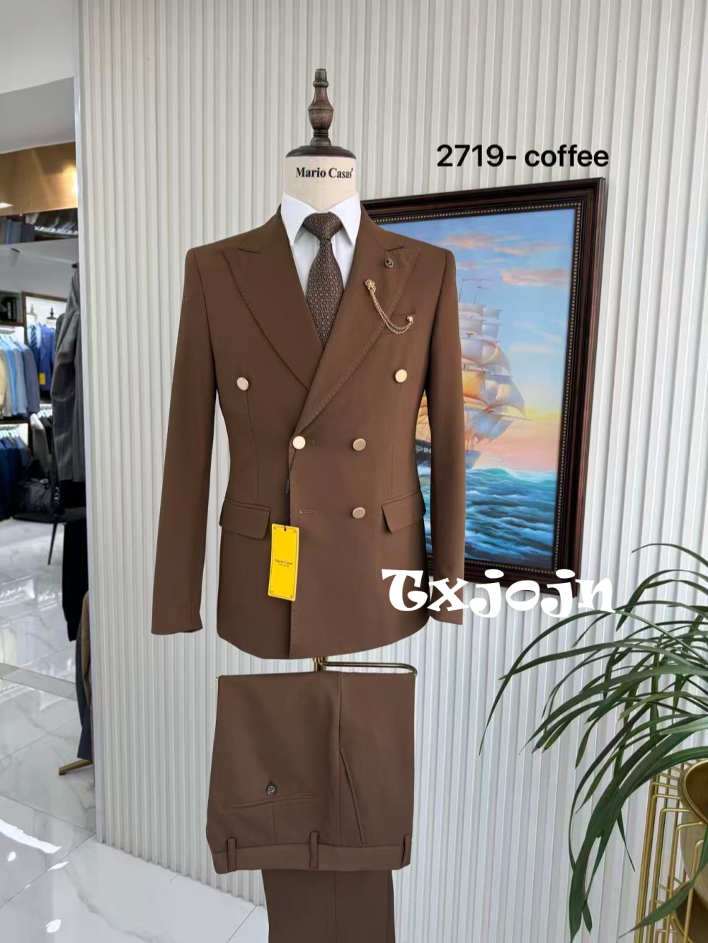 Premium Elegant Man Suits 2 Pi - Men'S Formal Wear For Engagement recension och pris