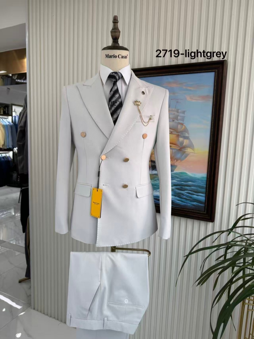 Premium Elegant Man Suits 2 Pi - Men'S Formal Wear For Engagement recension och pris