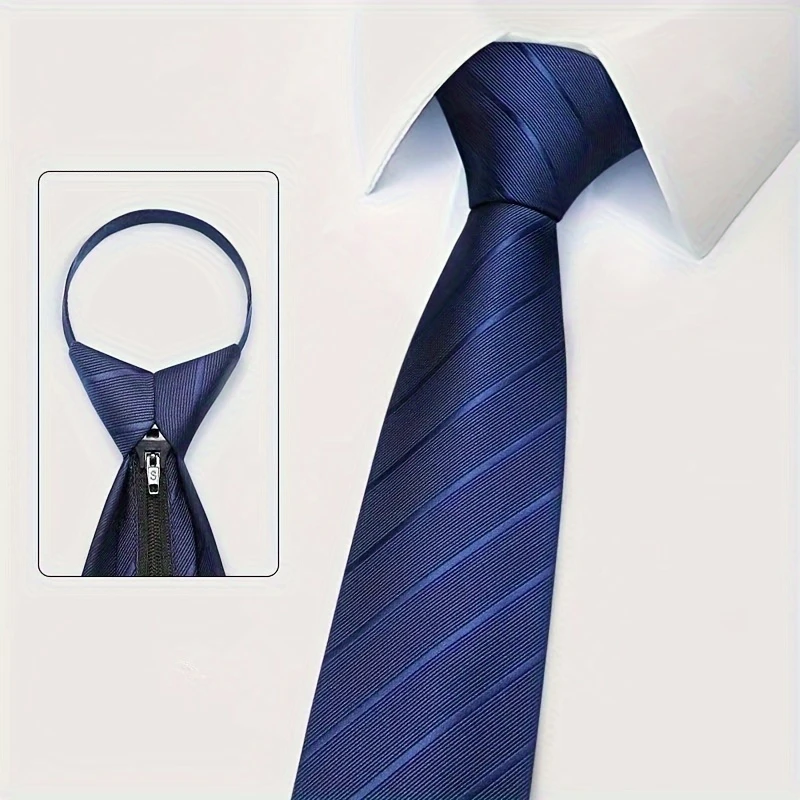 6Pcs Men's Zip Tie Ties 8cm (3 - Men Formal Wear Red recension och pris