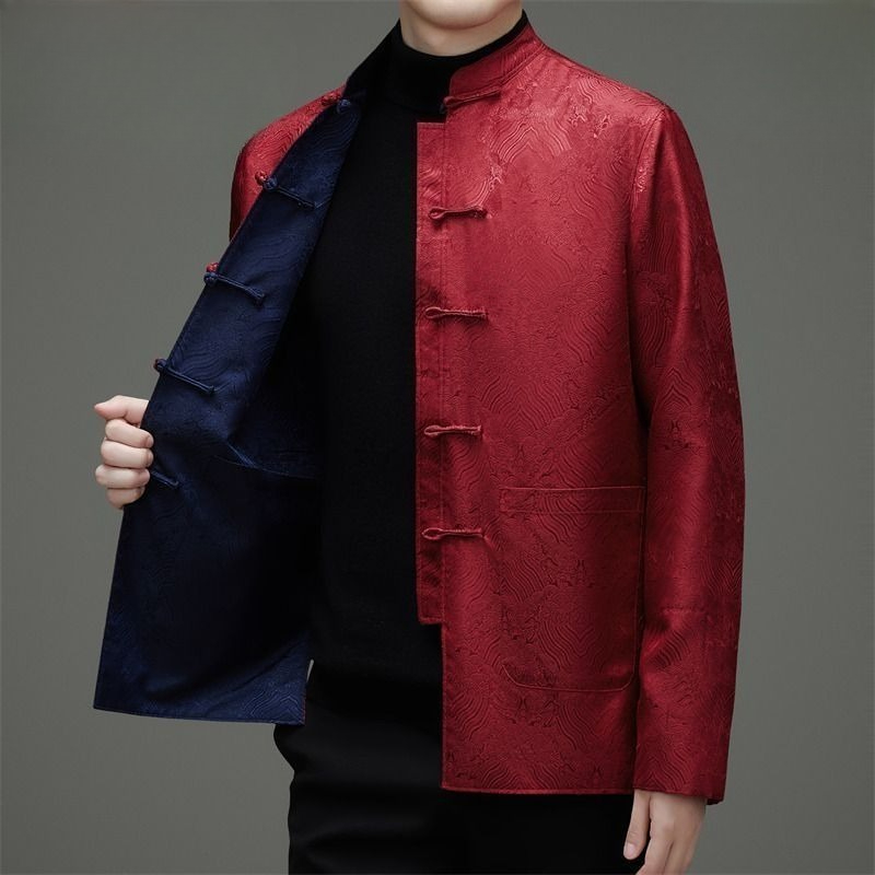 Tang-style Men Long-sleeved Do - Men'S Style Formal Wear recension och pris