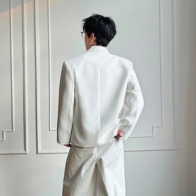 Blazer Luxury Men's Lace Lapel - Men'S Gothic Formal Wear recension och pris