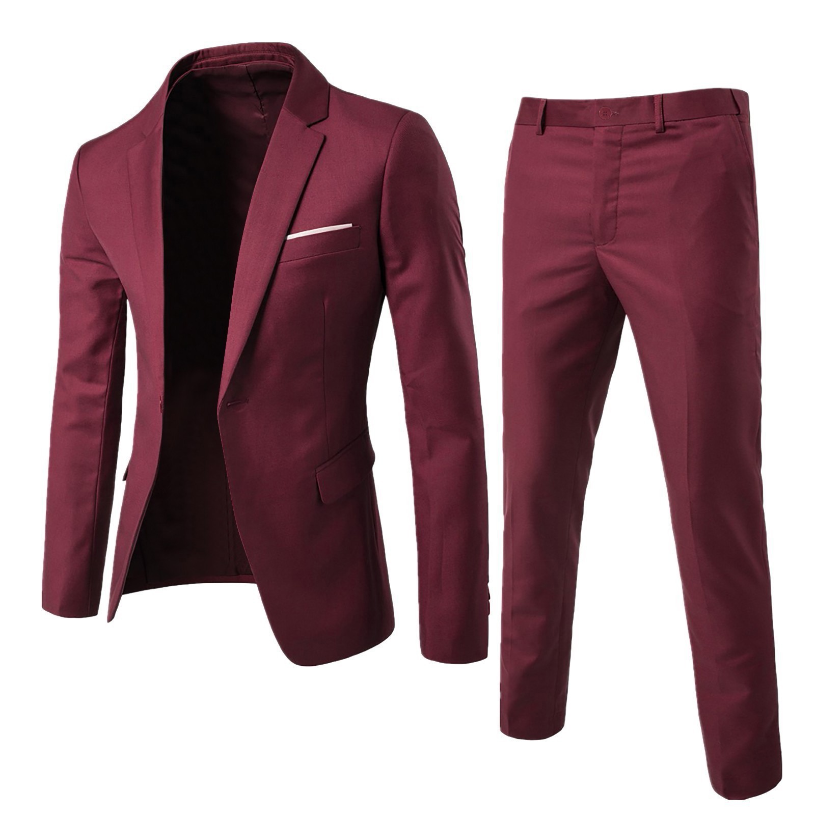 Mens Suit Set Two Piece Busine - Men'S Gothic Formal Wear recension och pris