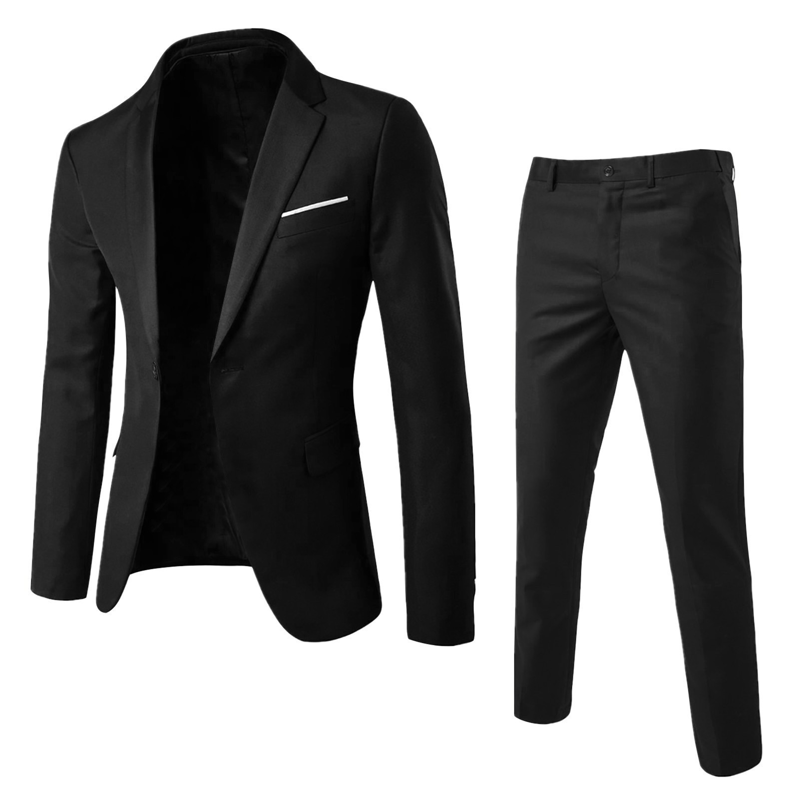 Mens Suit Set Two Piece Busine - Men'S Gothic Formal Wear recension och pris