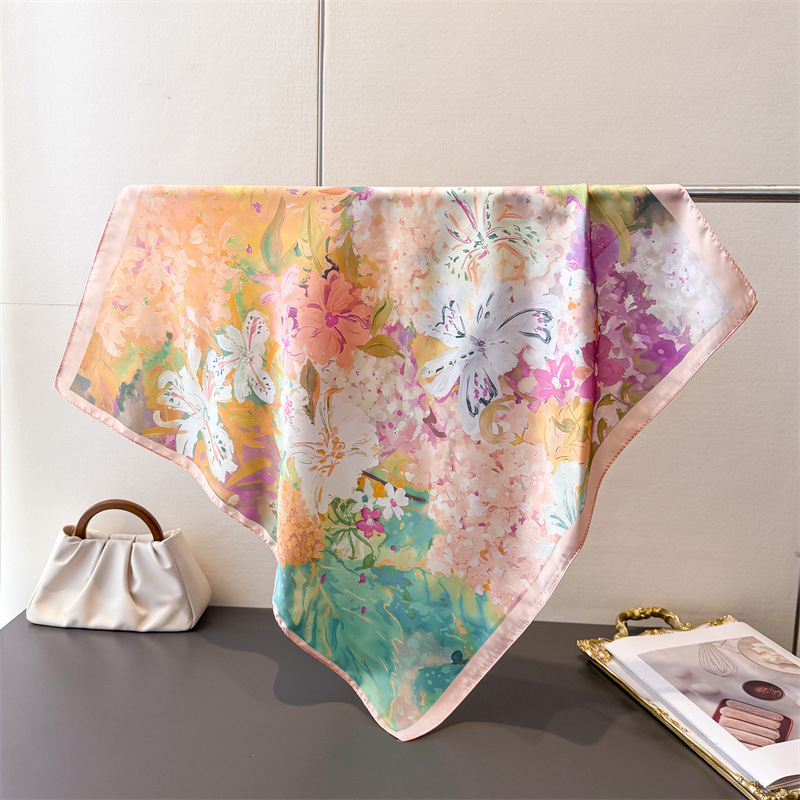 70*70cm Square Silk Scarf for  - Silk Tie Woven recension och pris