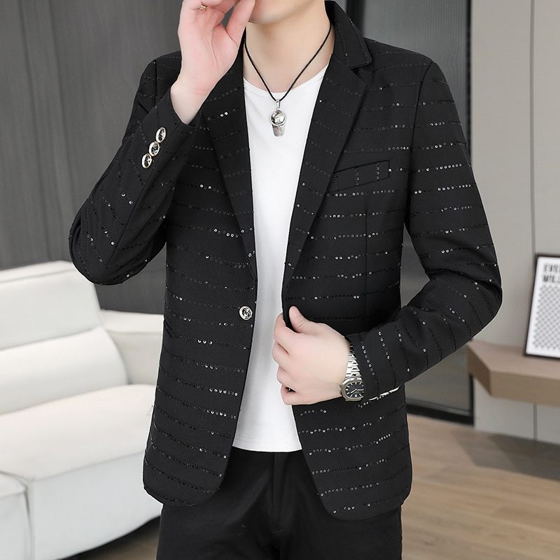 Blazer Men's Sequined High-end - Men'S Style Formal Wear recension och pris