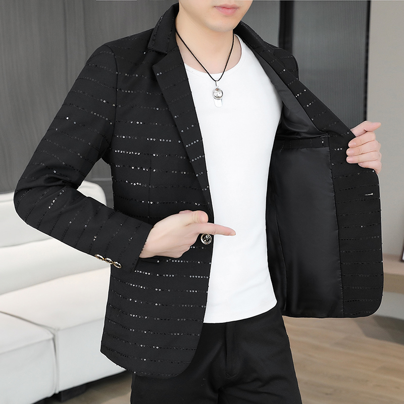 Blazer Men's Sequined High-end - Men'S Style Formal Wear recension och pris