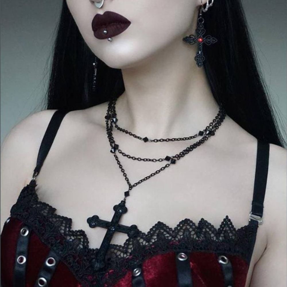 Trendy Gothic Black Engrave Pa - Men'S Gothic Formal Wear recension och pris