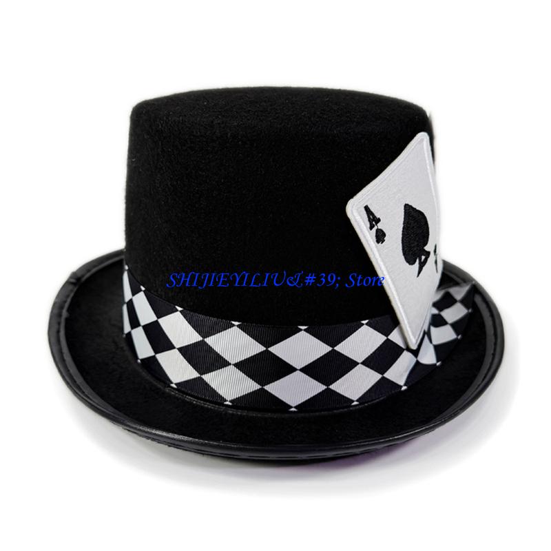 E21F Elegant Top Hat for Women - Tall Men Formal Wear recension och pris