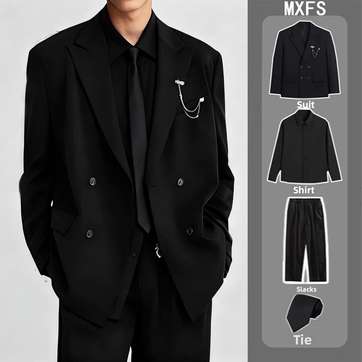 Casual Double-Breasted Wedding - Men'S Formal Wear For Engagement recension och pris